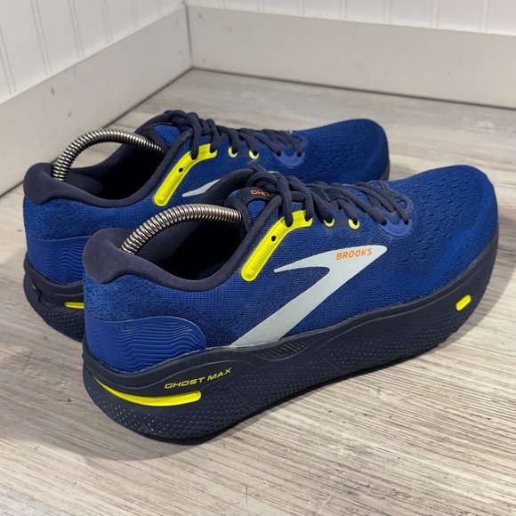 Brooks Blue and Yellow Athletic Shoes - Picture 5 of 13
